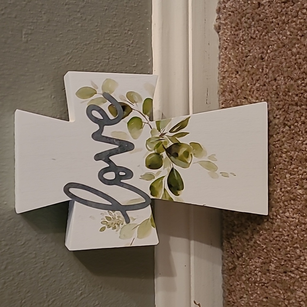 White decorative cross